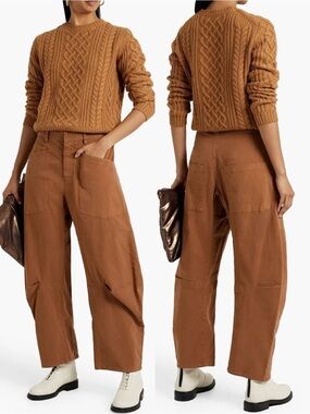 NILI LOTAN  Jodelle Cableknit Cashmere Sweater